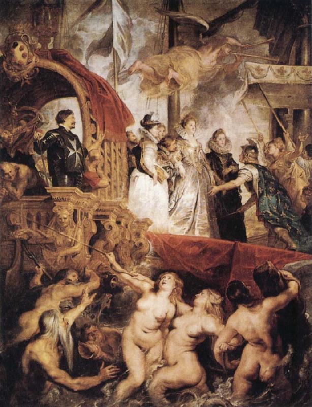 Peter Paul Rubens The Landing of Marie de'Medici at Marseilles Germany oil painting art